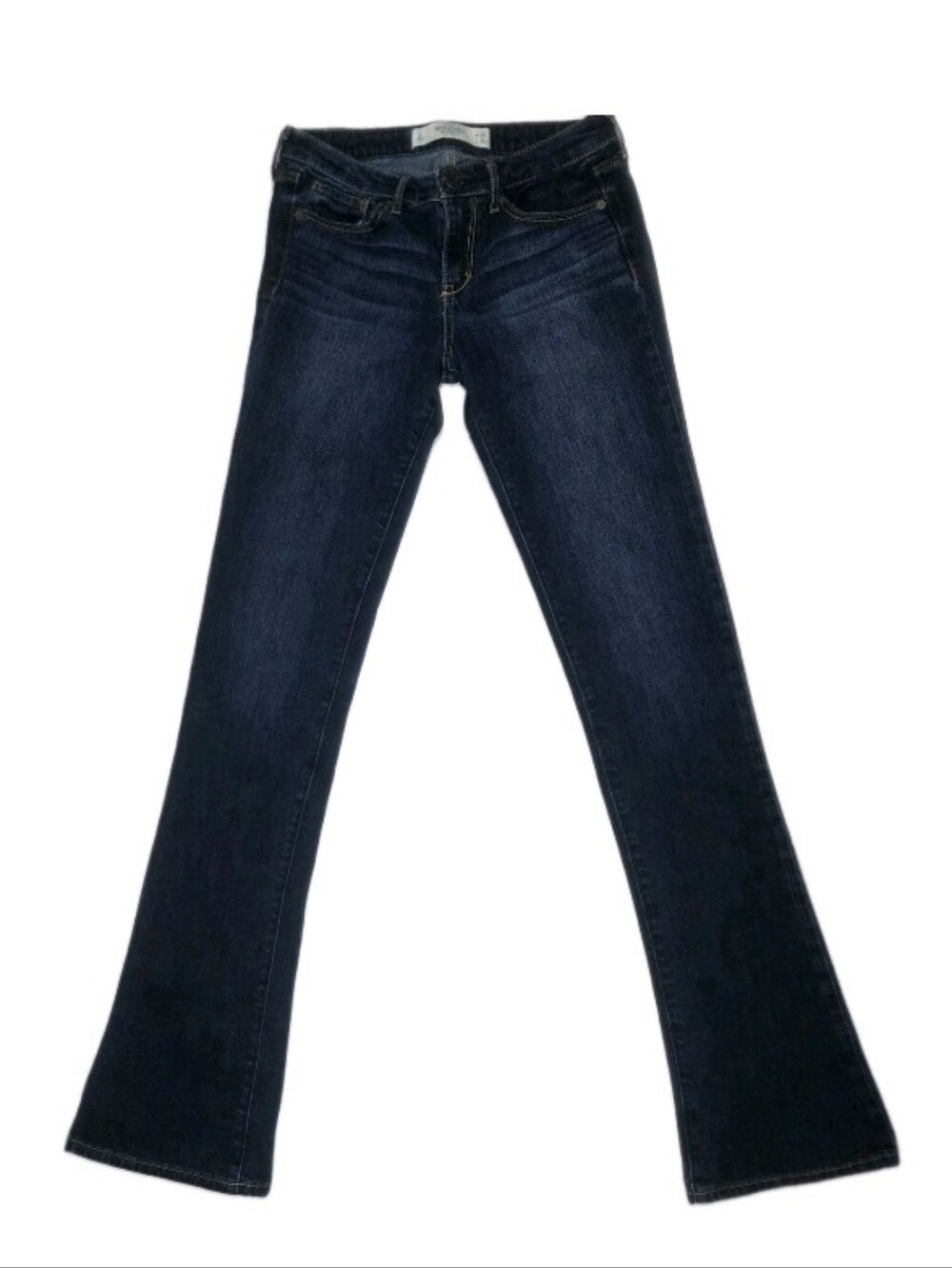 Abercrombie & Fitch The Skinny Boot Bootcut Jeans Size 2 Long Dark Wash Western